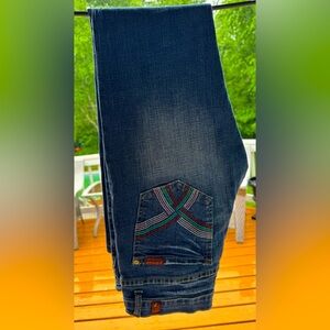 Vintage Seven For All Mankind embroidered vintage Jean 29